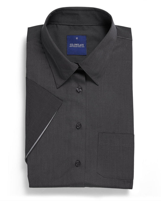 Gloweave Ladies End On End Short Sleeve Casual Slim Fit Shirt (1253WHS)