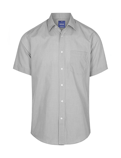 Gloweave Men's Puppy Tooth Check S/S Shirt (1267S)