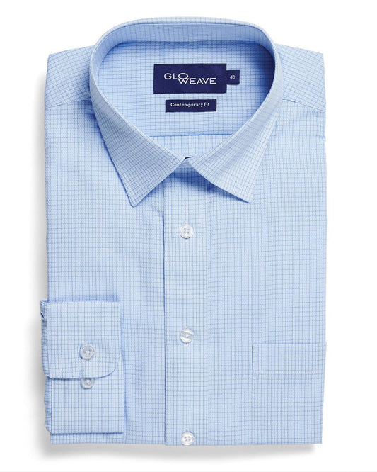 Gloweave Men's Textured Check L/S Shirt (1295L)