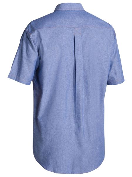 Bisley Chambray Shirt - Short Sleeve (B71407)