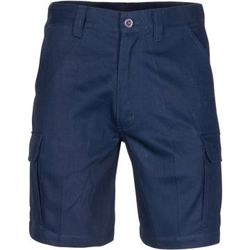 DNC Middle Weight Cotton Double Slant Cargo Shorts With Shorter Leg Length (3358)