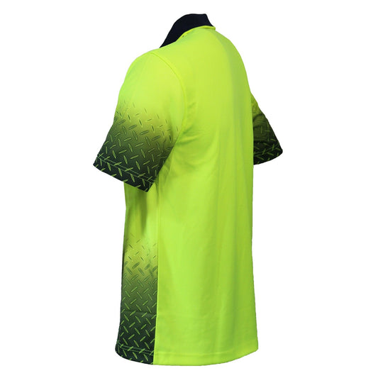 DNC Hi Vis Sublimated Diamond Plate Polo (3552)