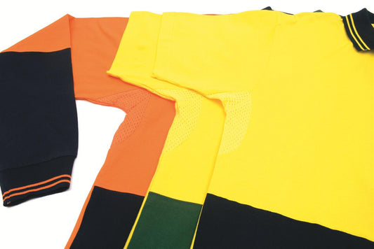 DNC Hi Vis Cool Breeze Cotton Jersey S/S Polo Shirt With Under Arm Cotton Mesh (3845)