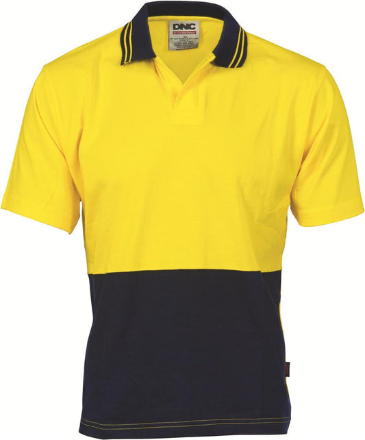 DNC Hi Vis Cool Breeze Cotton Jersey S/S Food Industry Polo (3905)