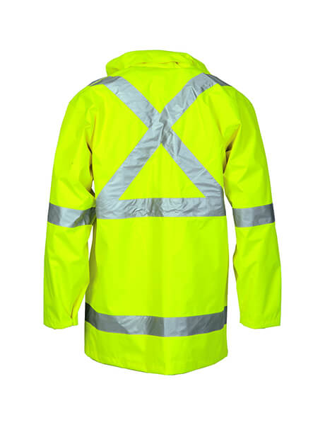 DNC Hi Vis Cross Back D/N "2 in 1" Contrast Rain Jacket (3995)