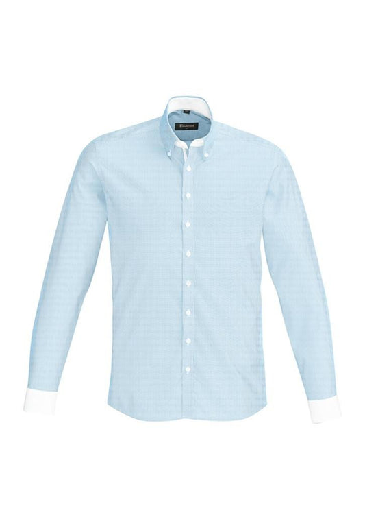 Biz Corporate Fifth Avenue Mens Long Sleeve Shirt (40120)-Clearance