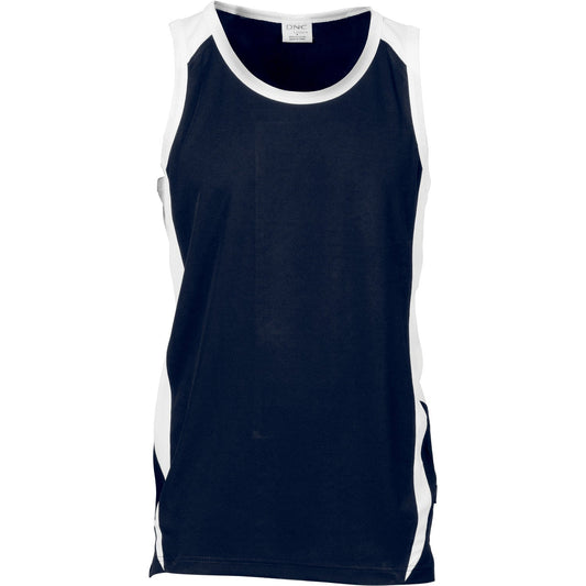 DNC Kids Cool Breathe Contrast Singlet (5142)