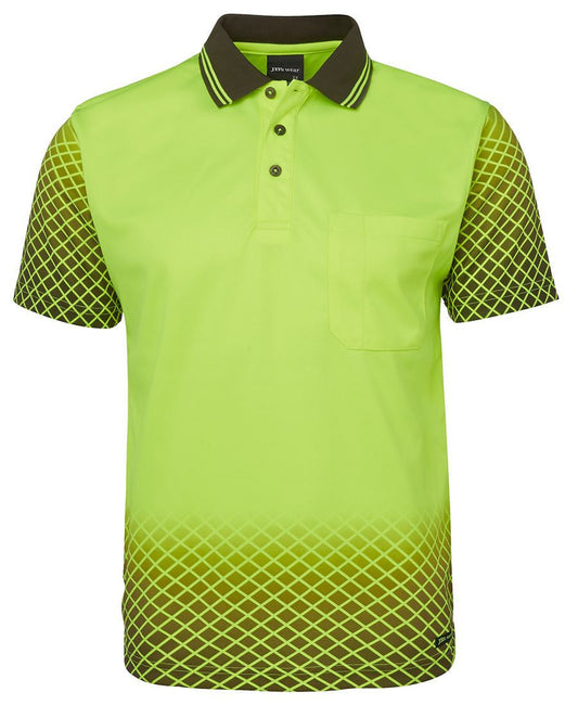 JBs Wear Hi Vis Net Sub Polo (6HVNS)