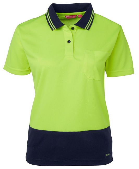 JBs Wear Ladies Hi Vis Short Sleeve Comfort Polo (6LHCP)
