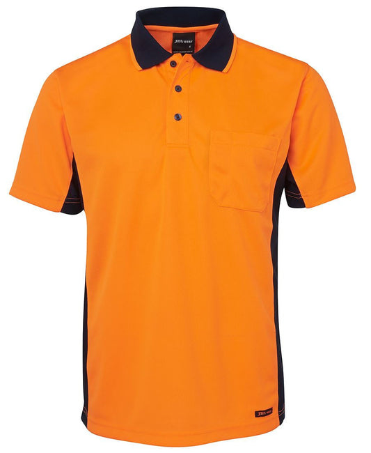 JBs Wear Hi Vis Short Sleeve Sport Polo - Adults (6SPHS)