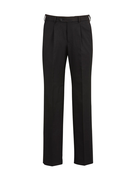 Biz Corporates One Pleat Pant Stout (70111S)-Clearance