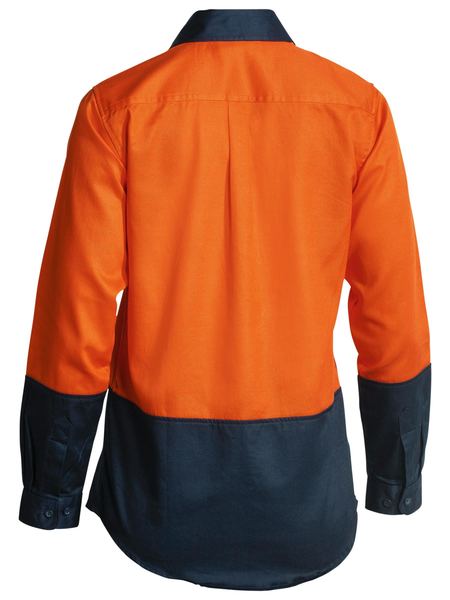 Bisley Women's Hi Vis Drill Shirt - Long Sleeve (BL6267)