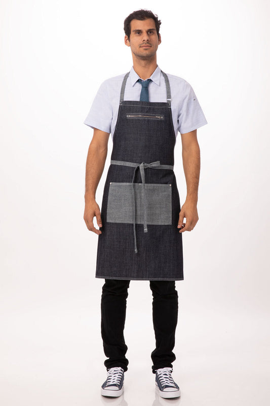 Chef Works Manhattan Bib Apron (AB034)