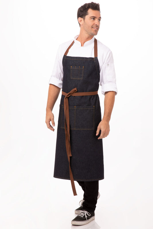 Chef Works Memphis Chefs Bib Apron (AB036)