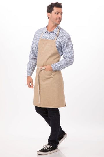 Chef Works Austin Bib Apron (ABCD056)