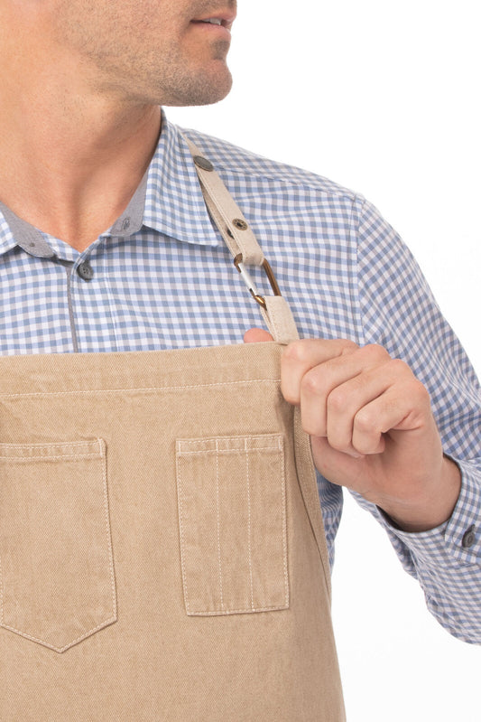 Chef Works Austin Bib Apron (ABCD056)