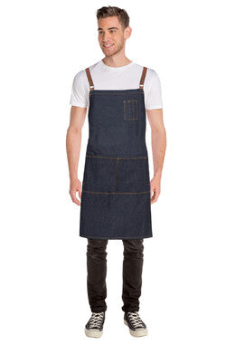 Chef Works Memphis Denim Cross Back Apron (ACRS035)