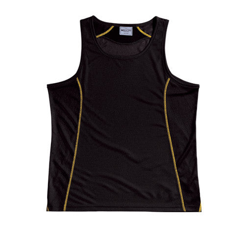 Bocini Men's Stitch Singlet 1st(10 Colour)-(CT0926)