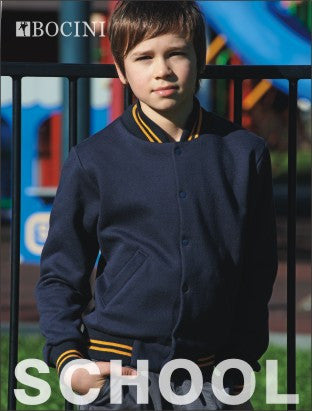 Bocini Kids School Bomber Jacket-(CJ1314)