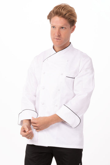 Chef Work Monte Carlo Premium Cotton Chef Jacket (ECCB)