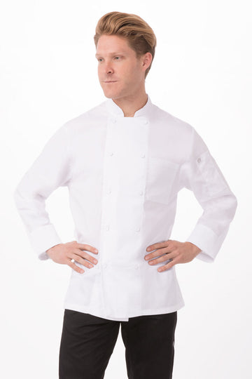 Chef Works Calgary Cool Vent Basic Chef Jacket (JLLS)