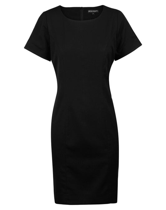 Winning Spirit Ladie's Poly/Viscose Stretch, Short Sleeve Dress (M9282)