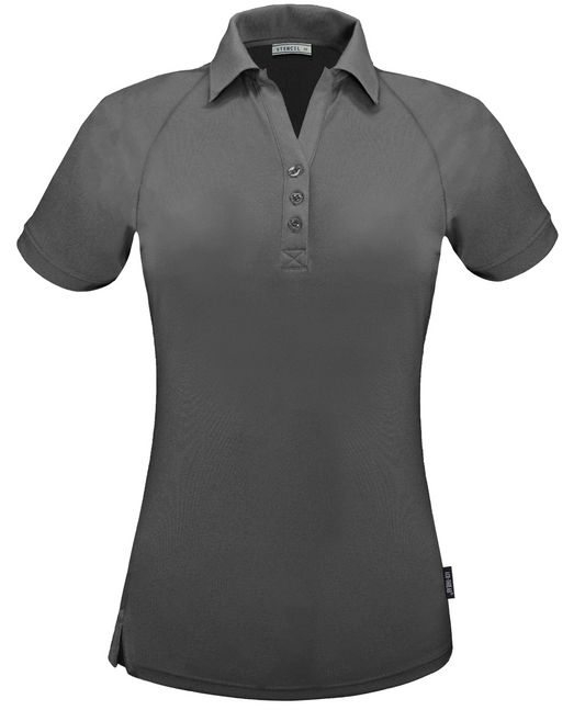 Stencil Infinity Ladies S/S Polos-(1167)