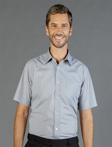 Gloweave Men's Puppy Tooth Check S/S Shirt (1267S)