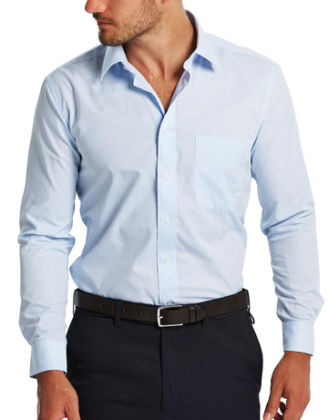 Gloweave Men's Textured Check L/S Shirt (1295L)