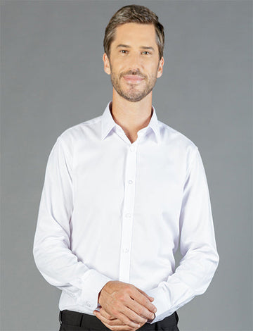 Gloweave Men's Micro Brick Textured Plain L/S Shirt (1708L)