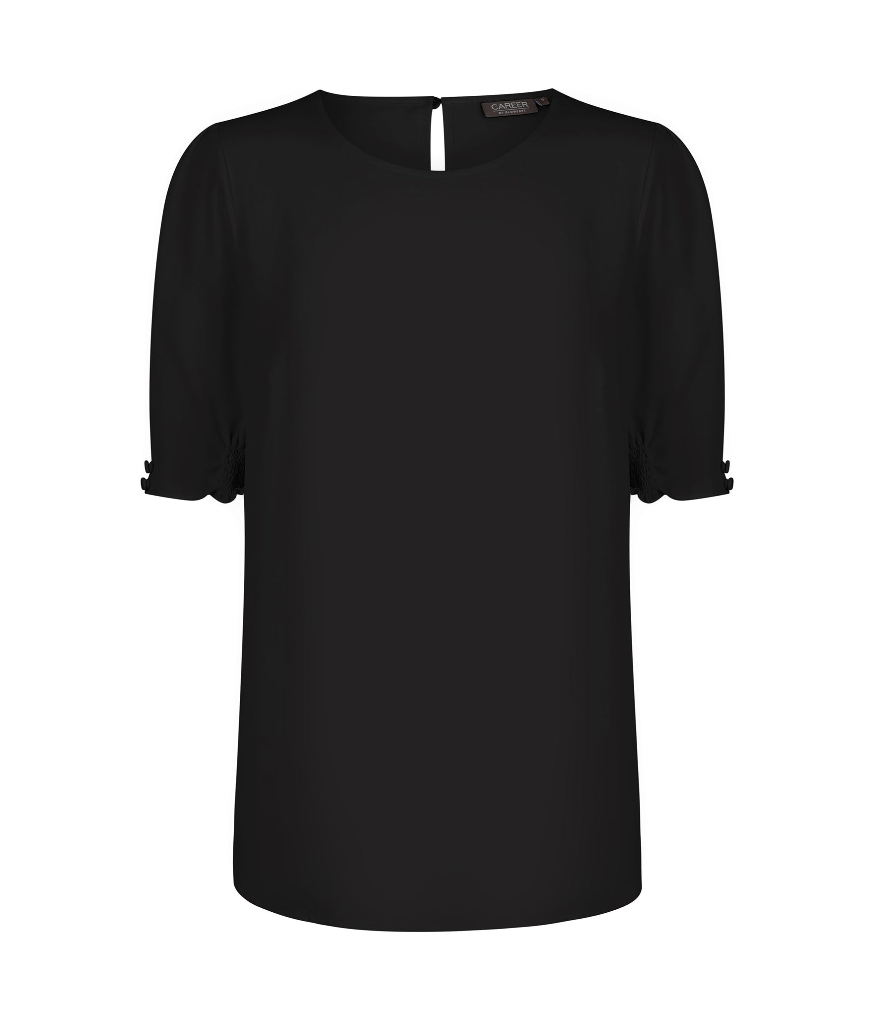 Gloweave Short Sleeve Button Cuff Top (1751WS)