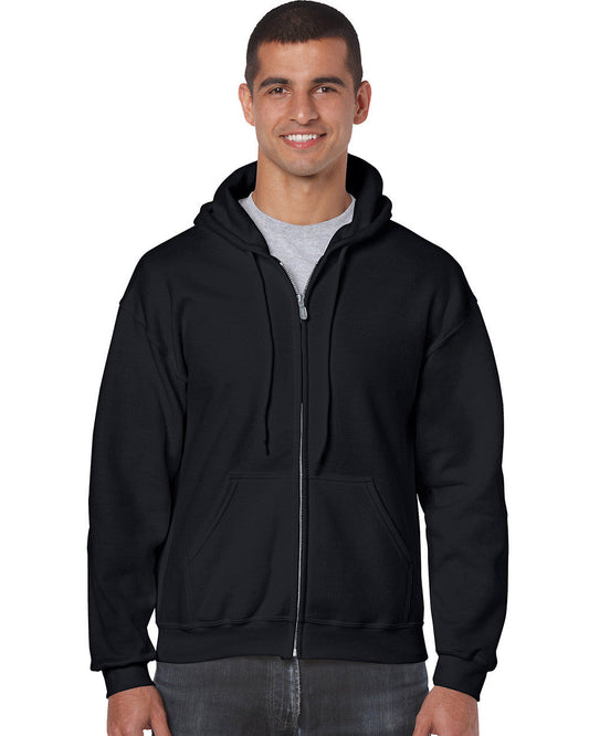 Gildan  Adult  Zip Hooded Sweatshirt-(18600)