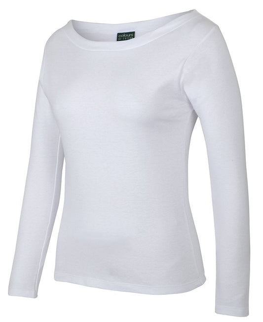 JBs Wear C of C Ladies L/S Boat Neck Tee (1BTL)