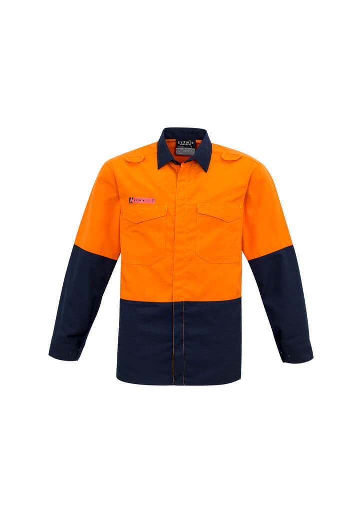 Syzmik  Mens Hi Vis Spliced Shirt (ZW138)