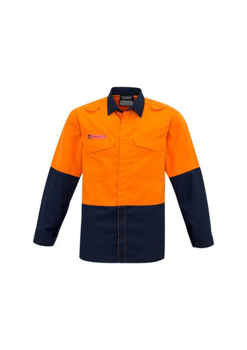 Syzmik  Mens Hi Vis Spliced Shirt (ZW138)
