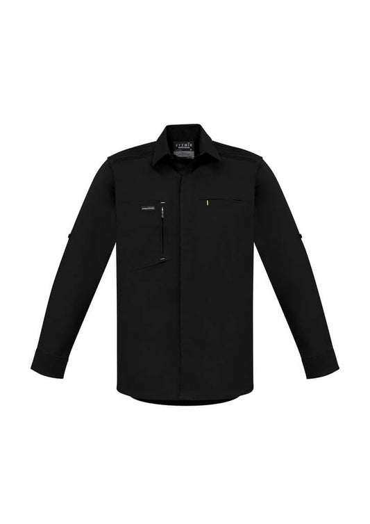 Syzmik Mens Streetworx L/S Stretch Shirt (ZW350)-Clearance