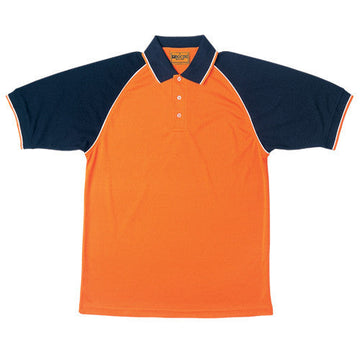 Bocini Hi-Vis Raglan Sleeve Polo-(SP0543)
