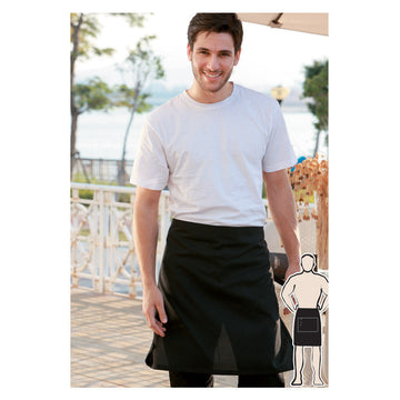 Bocini Cotton Drill Half Apron With Pocket-(WA0619)