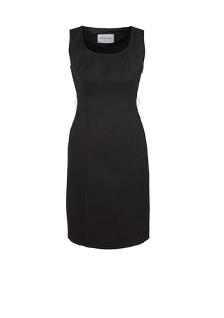 Biz Corporates Sleeveless Side Zip Dress (30111) Clearance