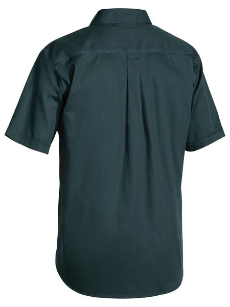 Bisley Closed Front Cotton Drill Shirt - Short Sleeve (BSC1433)