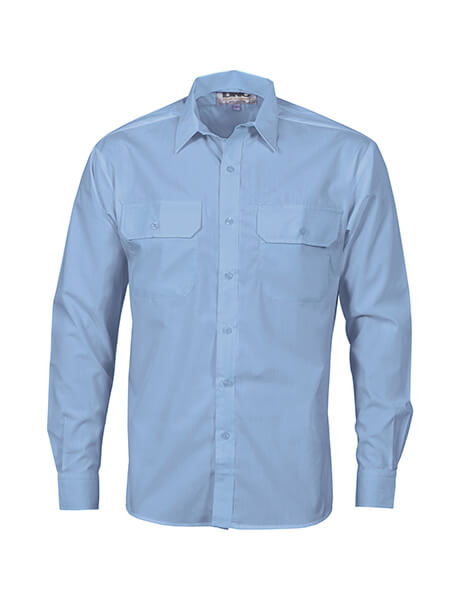 DNC Polyester Cotton L/S Work Shirt (3212)