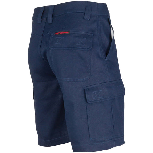 DNC Middle Weight Cotton Double Slant Cargo Shorts With Shorter Leg Length (3358)