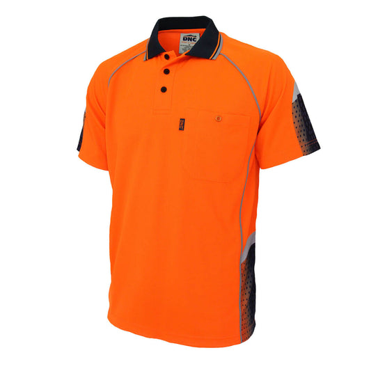 DNC Hi Vis Galaxy Sublimated Polo (3564)
