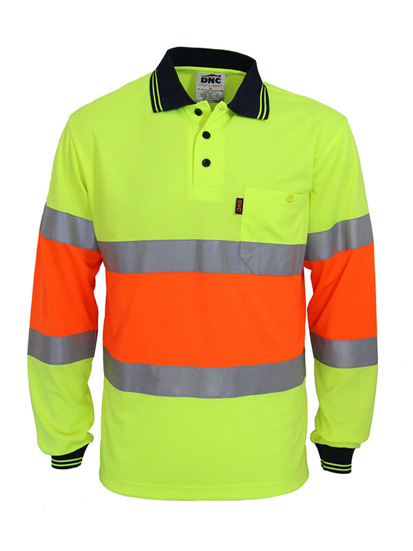 DNC Hi Vis Cool Dry 2T Bio Motion D/N Polo (3709)