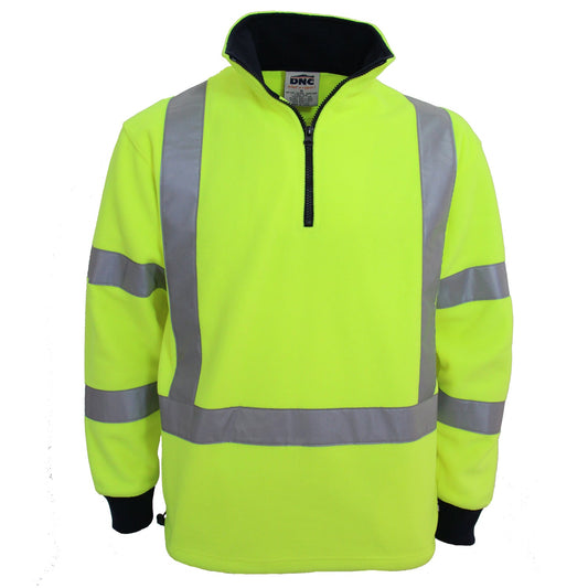 DNC Hi Vis "X" Back & Bio Motion Taped Polar Fleece (3730)