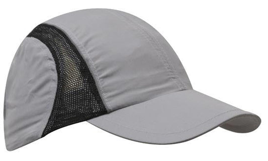 Headwear Micro Fibre & Mesh Sports Cap With Reflective Trim Cap (3814)