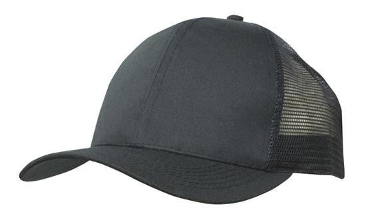 Headwear Mesh Back Breathable Poly Twill Cap (3819)