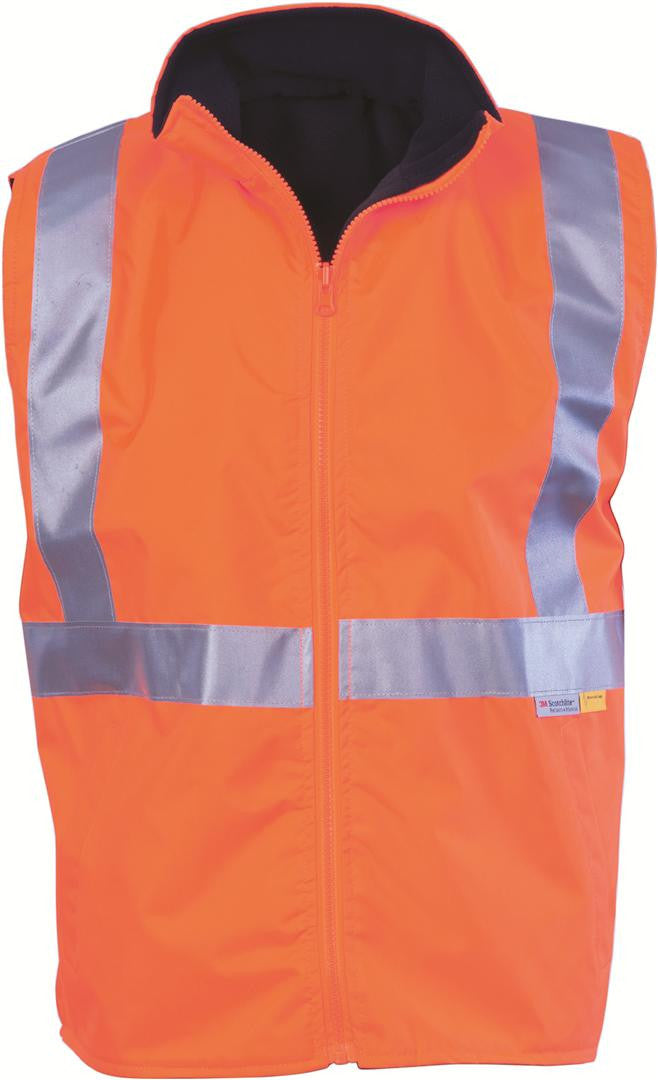 DNC Hi Vis Reversible Vest And 3M R/Tape (3865)