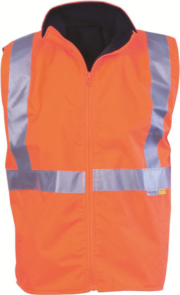DNC Hi Vis Reversible Vest And 3M R/Tape (3865)