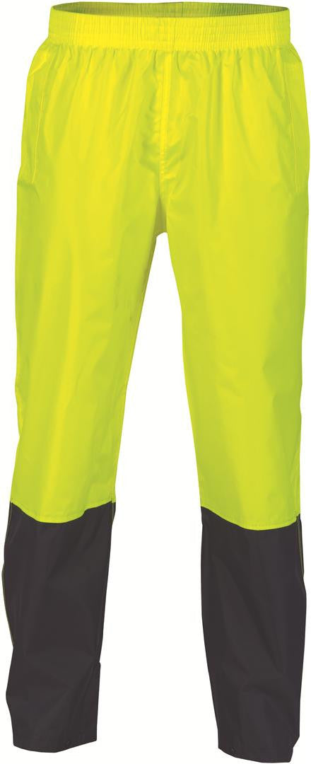 DNC Hi Vis Two Tone Lightweight Rain Trousers (3878)